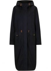 Parka przejściowa z wyjmowaną kamizelką pikowaną. Czarne parki damskie bonprix, bez wzorów, bez kaptura. Za 379.99 zł.