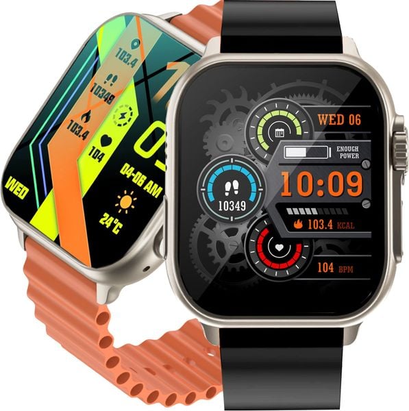 Zegarek SMARTWATCH Rubicon RNCF17 2 paski. Zegarki smartwatch TRITON, bez wzorów. Za 249.00 zł.