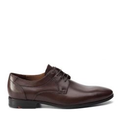 Półbuty Lloyd. Brązowe buty wizytowe męskie Lloyd, bez wzorów, bez obcasa, bez zapięcia. Za 439.99 zł.