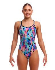 Strój do pływania menstruacyjny FUNKITA Tickle Torture - Swim Secure. Brązowe stroje kąpielowe damskie Funkita, l, bez wzorów, z elastanu. Za 289.00 zł.