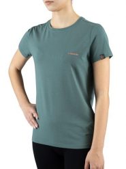T-shirt damski VIKING Harvi Bamboo. Brązowe t-shirty damskie Viking, l, bez wzorów, z materiału, bez kołnierzyka, bez ramiączek. Za 77.00 zł.