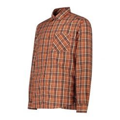 Koszula męska CMP 30T9927. Brązowe koszule męskie CMP, m, bez wzorów, sportowe, bez kołnierzyka, bez ramiączek. Za 201.00 zł.