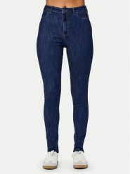 Pieces Jeansy Dea 17151022 Granatowy Skinny Fit. Niebieskie jeansy damskie Pieces, bez wzorów, z bawełny. Za 79.99 zł.