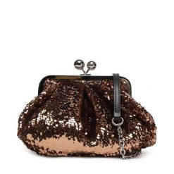 Torebka Weekend Max Mara. Czerwone torebki wizytowe damskie Weekend Max Mara, bez wzorów, bez dodatków. Za 879.99 zł.