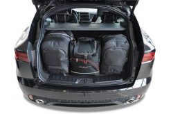 Torby Do Bagażnika Jaguar E-Pace 2017+ 4Szt Kjust. Czarne torby podróżne damskie KJUST, bez wzorów, z kauczuku. Za 1,196.00 zł.