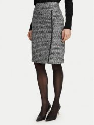 Luisa Spagnoli Spódnica ołówkowa Fiorini 543939 Szary Regular Fit. Szare spódnice damskie Luisa Spagnoli, bez wzorów, ołówkowe. Za 1,169.00 zł.