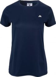 Huari Damska koszulka z krótkim rękawem Martes essentials LADY SALAN peacoat rozmiar XL. Bluzki damskie Huari, xl, bez wzorów, bez kołnierzyka, bez ramiączek. Za 34.98 zł.