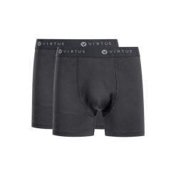Bokserki Virtus Ontel (x2). Czarne bokserki męskie VIRTUS, bez wzorów, z materiału. Za 148.50 zł.
