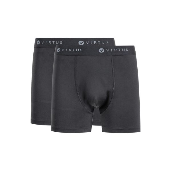 Bokserki Virtus Ontel (x2). Czarne bokserki męskie VIRTUS, bez wzorów, z materiału. Za 145.00 zł.