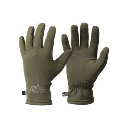 Rękawice turystyczne jesienno zimowe Trekker Outback. Zielone rękawiczki damskie HELIKON-TEX, bez wzorów. Za 92.99 zł.
