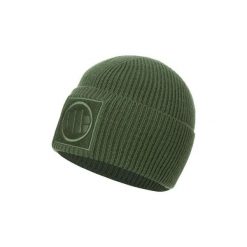 Czapka męska Pitbull zimowa Logo. Zielone czapki męskie PITBULL, na zimę, bez wzorów. Za 59.00 zł.