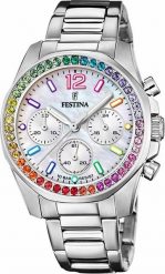 Zegarek Festina Zegarek damski Festina F20606-2 srebrny. Szare zegarki damskie Festina, srebrne. Za 696.00 zł.