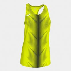 Damski tank top Joma Olympie. Czarne topy damskie Joma, bez wzorów, sportowe, bez kołnierzyka, bez ramiączek. W wyprzedaży za 117.15 zł.