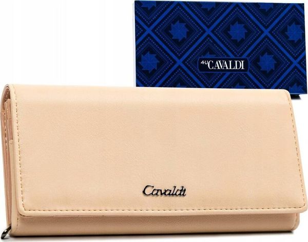 4U Cavaldi Duży, poziomy portfel damski ze skóry ekologicznej - 4U Cavaldi NoSize. Portfele damskie 4U Cavaldi, ze skóry ekologicznej. Za 87.99 zł.