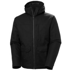 Kurtka przeciwdeszczowa z kapturem Helly Hansen Chill 3.0. Czarne kurtki męskie Helly Hansen, na zimę, m, bez wzorów, z elastanu, z kapturem. Za 959.20 zł.