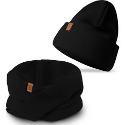 Nandy Nandy Damski Komplet Zimowy Czapka Komin Kolory - Zest-Ck-20849-01-Czrn. Czapki damskie Nandy, na zimę, bez wzorów. Za 99.90 zł.