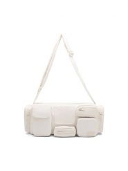 Sprandi Torba SPR-M-004-S23 Biały. Białe torby podróżne damskie Sprandi, bez wzorów, z materiału. Za 127.99 zł.