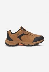 Camelowe Buty Trekkingowe Cecrol. Brązowe trekkingi męskie Born2be, z nubiku, przed kostkę, bez zapięcia. Za 149.99 zł.