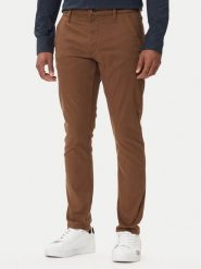 G-Star Raw Chinosy Chino 3.0 D25179-C105 Brązowy Slim Fit. Brązowe eleganckie spodnie męskie G-Star Raw, bez wzorów, z bawełny, retro. Za 389.99 zł.