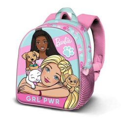 Plecak szkolny BARBIE Pets Różowy. Czerwone plecaki męskie Barbie, bez wzorów, biznesowe. Za 108.40 zł.