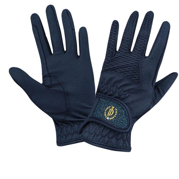 Rękawiczki do jazdy konnej damskie JD ATTACK Regin. Niebieskie rękawiczki damskie JD ATTACK, bez wzorów. Za 109.00 zł.