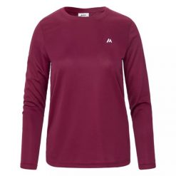 Koszulka z długim rękawem Martes Essentials Lady Lope LS - śliwka, Rozmiar M. Bluzki damskie MARTES ESSENTIALS, l, bez wzorów, z materiału, klasyczne, bez kołnierzyka, bez ramiączek. Za 39.99 zł.