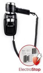 Suszarka Valera Wall-mounted hair dryer Action Protect 1600 (542.06/044.04BLACK). Czarne suszarki do włosów Valera. Za 600.65 zł.