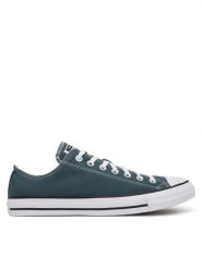 Converse Trampki Chuck Taylor All Star A10537C Zielony. Zielone trampki i tenisówki damskie Converse, bez wzorów, z materiału, bez zapięcia. Za 209.99 zł.