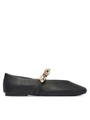 Steve Madden Baleriny Poppin Flat 11005437 Czarny. Czarne balerinki damskie Steve Madden, bez wzorów, ze skóry, bez obcasa, bez zapięcia. Za 519.99 zł.
