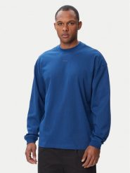HUGO Bluza Daposo 50511029 Niebieski Relaxed Fit. Niebieskie bluzy męskie Hugo, m, bez wzorów, z bawełny, bez ramiączek, bez kaptura. Za 349.99 zł.