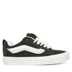 Tenisówki Vans. Czarne trampki i tenisówki damskie Vans, bez wzorów, bez zapięcia. Za 429.99 zł.