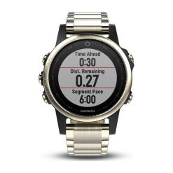 Garmin zegarek fenix 5S Sapphire, Goldtone, Metal band. Niebieskie zegarki smartwatch Garmin, bez wzorów. Za 3,449.00 zł.