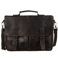 Torba męska skórzana Canaletto laptop do 15″ TM520s344. Brązowe torby na laptopa damskie bez wzorów, ze skóry. Za 411.82 zł.