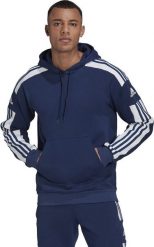 Adidas Bluza adidas SQUADRA 21 Sweat Hoody GT6636 GT6636 granatowy XXL. Niebieskie bluzy męskie Adidas, m, bez wzorów, bez ramiączek, bez kaptura. Za 170.83 zł.