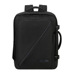 Zwykły plecak American Tourister M. Czarne plecaki damskie American Tourister, bez wzorów, sportowe. Za 237.70 zł.