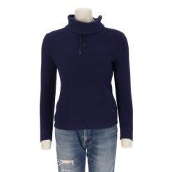 Second life - Damski sweter w granatowym kolorze - Stan bardzo dobry. Niebieskie swetry nierozpinane damskie Ralph Lauren, bez wzorów, sportowe, bez kołnierzyka, bez ramiączek. Za 127.76 zł.