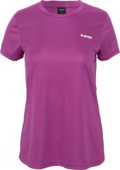 Hitec Damska koszulka z krótkim rękawem Hi-tec LADY BODINI cattleya orchid rozmiar XL. Fioletowe bluzki damskie HITEC, xl, bez wzorów, bez kołnierzyka, bez ramiączek. Za 40.68 zł.