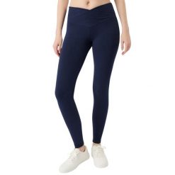 Damskie legginsy Mandala Wrap. Czarne legginsy damskie MANDALA, bez wzorów, z bawełny. Za 276.50 zł.