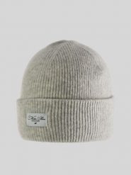 4F Czapka zimowa damska - szara Uniwersalny. Szare czapki damskie 4F, na jesień, z aplikacjami, eleganckie. Za 59.99 zł.