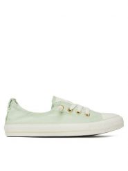 Converse Trampki Chuck Taylor All Star Shoreline A14969C Zielony. Zielone trampki i tenisówki damskie Converse, bez wzorów, z materiału, bez zapięcia. Za 169.99 zł.