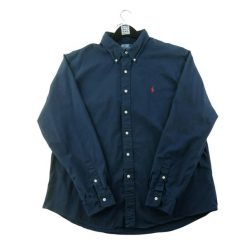 Second life - Koszula klasyczna męska jednolita Custom Fit - Jak nowy. Niebieskie koszule męskie Ralph Lauren, l, bez wzorów, eleganckie, bez kołnierzyka, bez ramiączek. Za 212.96 zł.