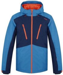 Męska kurtka narciarska Loap Lawur niebieska. Brązowe kurtki sportowe męskie ÀLG, na zimę, m, bez wzorów, z materiału, bez kaptura, narciarskie. Za 370.99 zł.