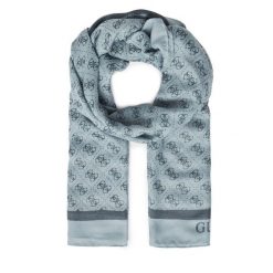 Szal Guess. Niebieskie szaliki damskie Guess, z aplikacjami. Za 199.99 zł.