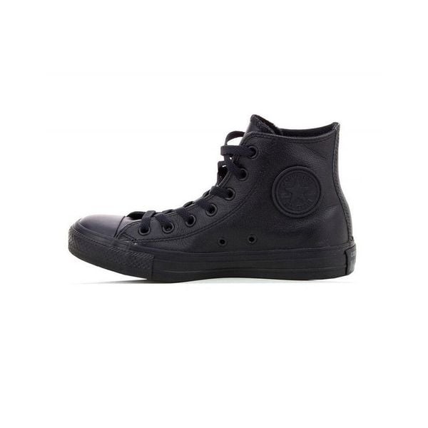 Trampki Converse Chuck Taylor HI Leather. Czarne trampki męskie Converse, bez wzorów, z materiału, bez zapięcia. Za 490.00 zł.