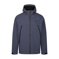 Trespass Hubbard - Męska kurtka softshell Bluetone. Niebieskie kurtki męskie Trespass, m, z aplikacjami, z gumy, bez kaptura, do jazdy konnej. Za 438.99 zł.