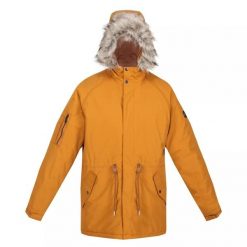 Kurtka Parka Zimowa Męska Salinger III. Brązowe kurtki męskie Regatta, na zimę, m, bez wzorów, sportowe, bez kołnierzyka, bez kaptura. Za 193.99 zł.