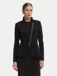 Rinascimento Marynarka CFC0127901003 Czarny Slim Fit. Czarne marynarki i żakiety damskie Rinascimento, bez wzorów, z syntetyku, bez kołnierzyka, bez ramiączek. Za 579.99 zł.