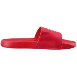 Klapki 4F W 4FSS23FFLIF068 62S czerwone. Czerwone klapki damskie na lato, bez wzorów, z jersey, sportowe, bez obcasa, bez zapięcia. Za 137.98 zł.