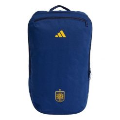 Plecak Spain Football. Niebieskie plecaki damskie Adidas, bez wzorów, z materiału, sportowe. Za 219.00 zł.