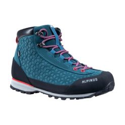 Buty trekkingowe wysokie damskie Alpinus Peneda Mid HDTX W. Czerwone obuwie trekkingowe damskie Alpinus, bez zapięcia. Za 499.00 zł.